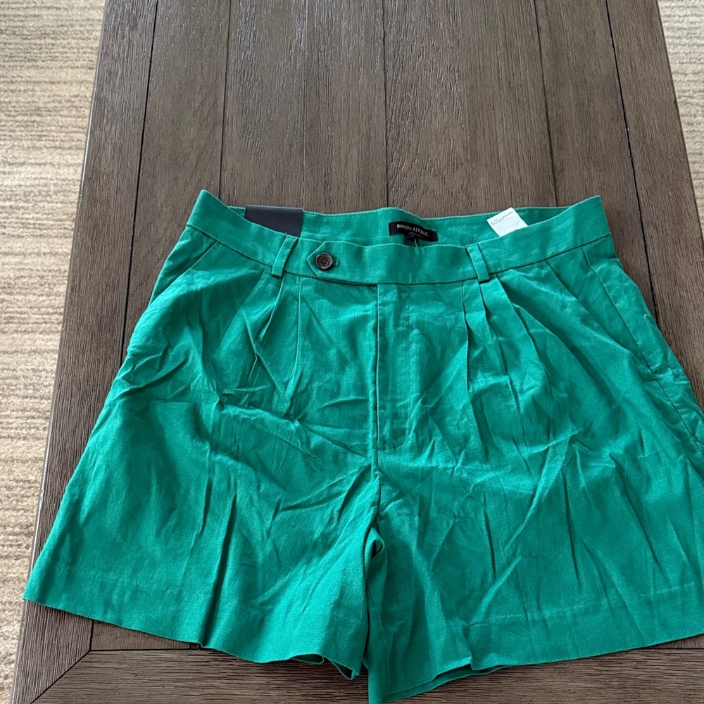 Banana Republic Vibrant Green Shorts
